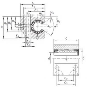 INA KGNC 25 C-PP-AS المحامل الخطية