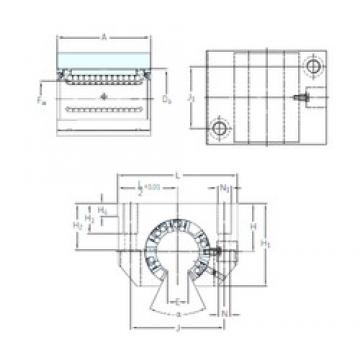 SKF LUNF 20-2LS المحامل الخطية