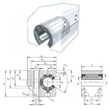 INA KGSC50-PP-AS المحامل الخطية