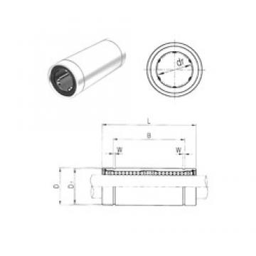 30 mm x 45 mm x 89 mm  Samick LM30L المحامل الخطية