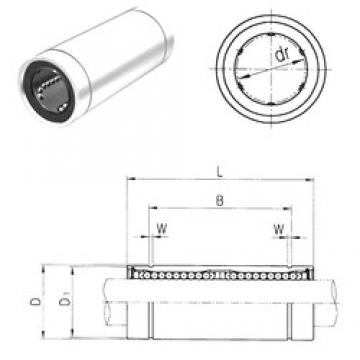 40 mm x 62 mm x 121,2 mm  Samick LME40L المحامل الخطية