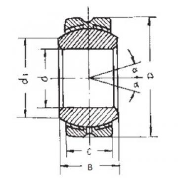 5 mm x 16 mm x 8 mm  FBJ GEBK5S محامل عادي