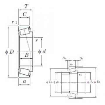 KOYO 750R/742 تناقص الأسطوانة المحامل