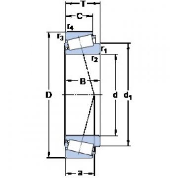 90 mm x 160 mm x 40 mm  SKF 32218 J2/Q تناقص الأسطوانة المحامل