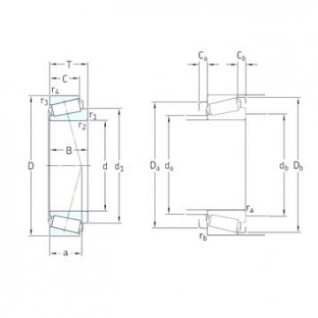 50 mm x 110 mm x 40 mm  SKF 32310BJ2/QCL7C تناقص الأسطوانة المحامل