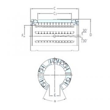 SKF LBCF 25 A-2LS المحامل الخطية