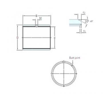 11,113 mm x 13,494 mm x 12,7 mm  SKF PCZ 0708 M محامل عادي