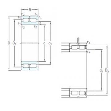 190 mm x 240 mm x 50 mm  SKF NNC4838CV محامل أسطوانية