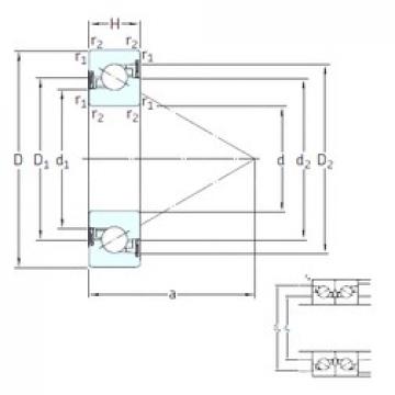 30 mm x 62 mm x 16 mm  SNFA BS 230 /S 7P62U فحوى الكرات