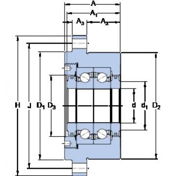 SKF FBSA 207/DF فحوى الكرات