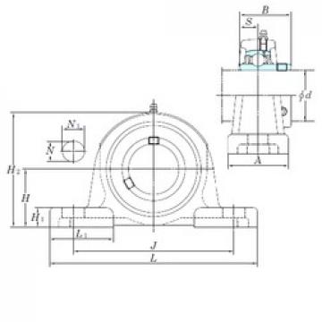 KOYO UCP203 تحمل وحدات