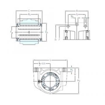 SKF LUCD 30-2LS المحامل الخطية