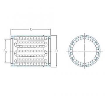 SKF LBBR 16/HV6 المحامل الخطية