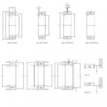 35 mm x 62 mm x 20 mm  SKF NN 3007/SP محامل أسطوانية