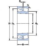 900 mm x 1090 mm x 190 mm  SKF 248/900 CAK30MA/W20 محامل كروية