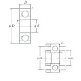 2 mm x 6 mm x 2,3 mm  KOYO 692 الكرات الأخدود العميق