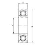 440 mm x 650 mm x 67 mm  ISO 16088 الكرات الأخدود العميق