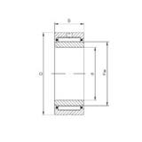 12 mm x 24 mm x 16 mm  ISO NKI12/16 محامل إبرة الأسطوانة