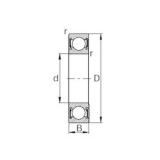 45 mm x 75 mm x 16 mm  KBC 6009UU الكرات الأخدود العميق