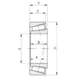 17 mm x 47 mm x 14 mm  ISO 30303 تناقص الأسطوانة المحامل