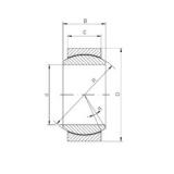 240 mm x 340 mm x 140 mm  ISO GE240UK-2RS محامل عادي