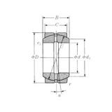 120 mm x 180 mm x 85 mm  NSK 120FSF180 محامل عادي