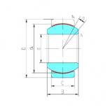 220 mm x 320 mm x 135 mm  LS GE220XT/X محامل عادي