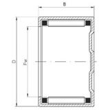 ISO BK1716 محامل أسطوانية