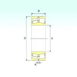 110 mm x 240 mm x 80 mm  ISB 22322 محامل كروية