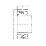 65 mm x 140 mm x 48 mm  FBJ 22313 محامل كروية