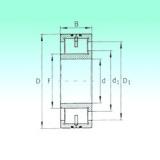 130 mm x 280 mm x 93 mm  NBS LSL192326 محامل أسطوانية