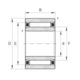 17 mm x 35 mm x 16 mm  INA NAO17X35X16 محامل إبرة الأسطوانة