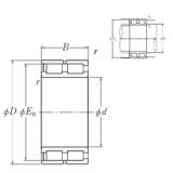 320 mm x 480 mm x 218 mm  NSK NNCF5064V محامل أسطوانية