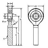 AST SA70ET-2RS محامل عادي