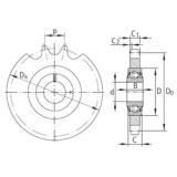 20 mm x 47 mm x 17,7 mm  INA KSR20-L0-16-10-12-16 تحمل وحدات