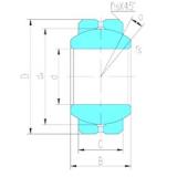 7,94 mm x 19,05 mm x 9,53 mm  LS GEFZ7S محامل عادي