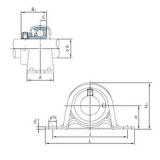 NACHI UCF318 تحمل وحدات