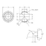 5 mm x 14 mm x 5 mm  NMB MBYT5V محامل عادي