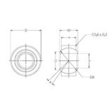 12 mm x 26 mm x 12 mm  NMB MBW12CR محامل عادي