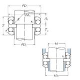 30 mm x 60 mm x 9 mm  NSK 54306 فحوى الكرات