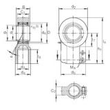 125 mm x 180 mm x 125 mm  INA GIHN-K 125 LO محامل عادي