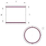 14,288 mm x 16,669 mm x 9,53 mm  INA EGBZ0906-E40 محامل عادي