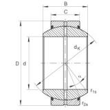 INA GE140-FO-2RS محامل عادي