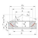 INA GE40-AW محامل عادي