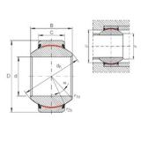 180 mm x 290 mm x 155 mm  INA GE 180 FW-2RS محامل عادي