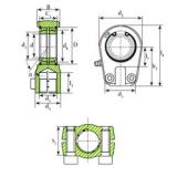 70 mm x 90 mm x 55 mm  ISB TAPR 570 U محامل عادي