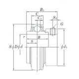 70 mm x 125 mm x 68,2 mm  KOYO NA214 الكرات الأخدود العميق