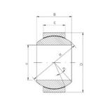 35 mm x 62 mm x 35 mm  ISO GE35FW-2RS محامل عادي