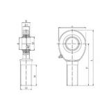 10 mm x 12,9 mm x 14 mm  ISO SA 10 محامل عادي