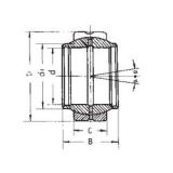 60 mm x 90 mm x 60 mm  FBJ GEEW60ES محامل عادي